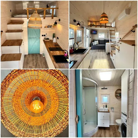 Zieleniec Tiny House بيت للعطل *